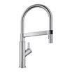 Blanco Solenta-S Semi-Professional Pull Out Kitchen Mixer Spray Tap - PVD Steel