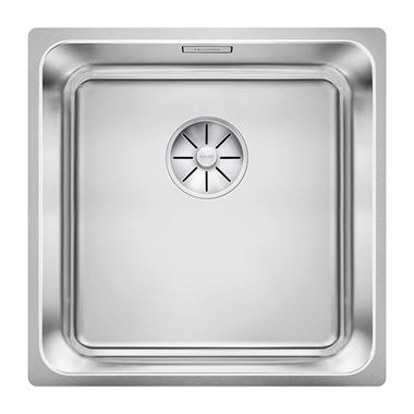 Blanco Solis 1 Bowl Undermount Brushed Stainless Steel Kitchen Sink & Waste - 440 x 440mm