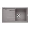 Blanco Sona 5 S Compact 1 Bowl Inset or Undermount Alumetallic Silgranit Composite Kitchen Sink & Waste with Reversible Drainer - 860 x 500mm