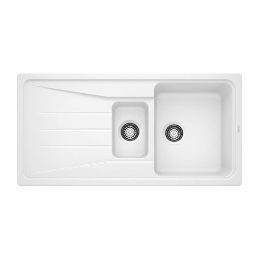 Blanco Sona 6 S 1.5 Bowl Inset or Undermount Silgranit Composite Kitchen Sink & Waste with Reversible Drainer - 1000 x 500mm