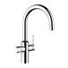 Blanco Tampera 3-in-1 Instant 100°C Boiling Water Mono Kitchen Mixer Tap - Chrome