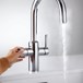 Blanco Tampera 3-in-1 Instant 100°C Boiling Water Mono Kitchen Mixer Tap - Chrome