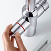 Blanco Tampera 3-in-1 Instant 100°C Boiling Water Mono Kitchen Mixer Tap - PVD Steel