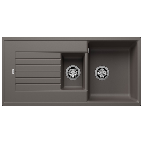 Blanco Zia 6 S 1.5 Bowl Inset Silgranit Composite Kitchen Sink & Waste with Reversible Drainer - 1000 x 500mm