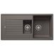 Blanco Zia 6 S 1.5 Bowl Inset Volcano Grey Silgranit Composite Kitchen Sink & Waste with Reversible Drainer - 1000 x 500mm