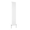 Brenton Flat Single Panel Vertical Radiator - 1800 x 340mm - White
