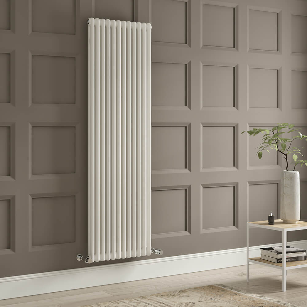 Brenton Olympus Vertical 2 Column White Radiator - 1800 x 560mm