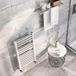 Brenton Pagosa White Heated Towel Rail - Double Layer Design - 800 x 400mm