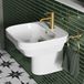 Britton Bathrooms Slotted Basin Waste - Brushed Brass