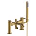 Britton Bathrooms Hoxton Bath Shower Mixer Tap - Brushed Brass