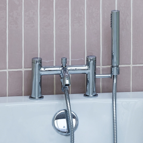 Britton Bathrooms Hoxton Bath Shower Mixer Tap - Chrome