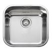 Leisure Square 1 Bowl Stainless Steel Inset Sink & Waste Kit