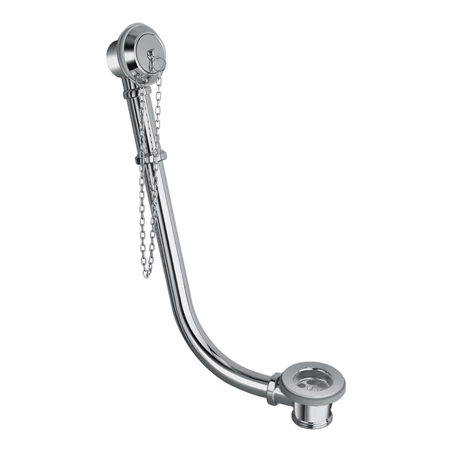 Crosswater Exposed Plug & Chain Bath Waste with Overflow