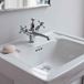 Burlington Claremont Basin Mixer Tap with High Central Indice and Plug & Chain Waste