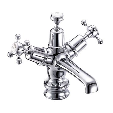 Burlington Claremont Regent Basin Mixer Tap with High Central Indice and Waste