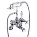 Burlington Claremont Wall Mounted Straight Bath Shower Mixer with S Adjuster
