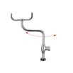 Burlington Anglesey Deck Mounted Bath Shower Mixer with Angled Valves