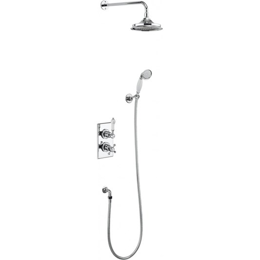 Burlington Concealed Thermostatic Shower with Head & Handset
