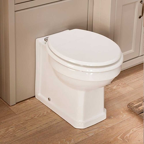 Butler & Rose Catherine Traditional Back to Wall Toilet (Excluding Seat)
