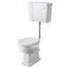 Butler & Rose Darcy Traditional Low Level Toilet, Cistern & Flush Pipe Kit with Arctic White Toilet Seat