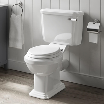 Butler & Rose Darcy Traditional Close Coupled Toilet (Excluding Seat)