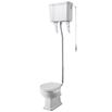 Butler & Rose Audrey Traditional High Level Toilet, Cistern & Flush Pipe Kit - No Seat