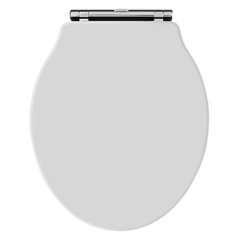 Butler & Rose Benedict White Wooden Finish Soft Close Toilet Seat With Quick Release