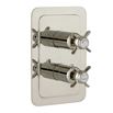 Butler & Rose Caledonia Pinch Two Outlet Concealed Shower Valve - Nickel