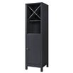 Butler & Rose Catherine Tall Floorstanding Storage Unit with Towel Rack