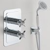 Butler & Rose Caledonia Pinch Two Outlet Concealed Shower Valve - Chrome