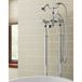 Butler & Rose Caledonia Pinch Floorstanding Bath Shower Mixer with Shower Kit - Chrome