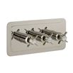 Butler & Rose Caledonia Pinch Two Outlet Horizontal Concealed Shower Valve - Nickel