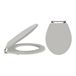 Butler & Rose Catherine Stone Grey Soft Closing Top Fix Toilet Seat