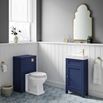 Butler & Rose Catherine Traditional 460mm Cloakroom Vanity Unit with Basin - Sapphire