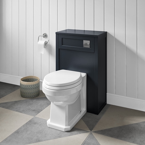 Butler & Rose Catherine 500mm Back to Wall Toilet Unit - Shadow Grey