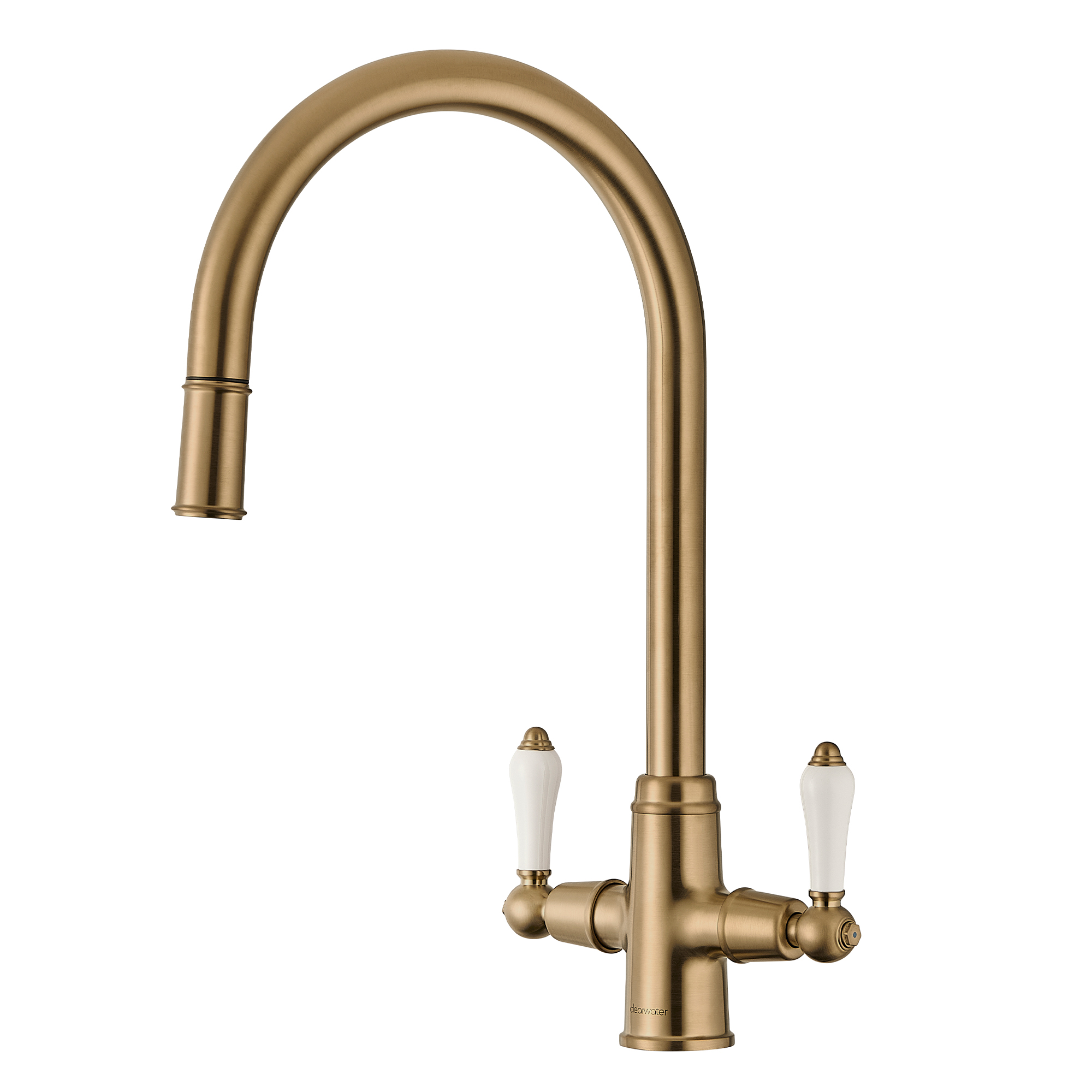 Clearwater Elegance Traditional Pull Out Mono Kitchen Mixer Tap