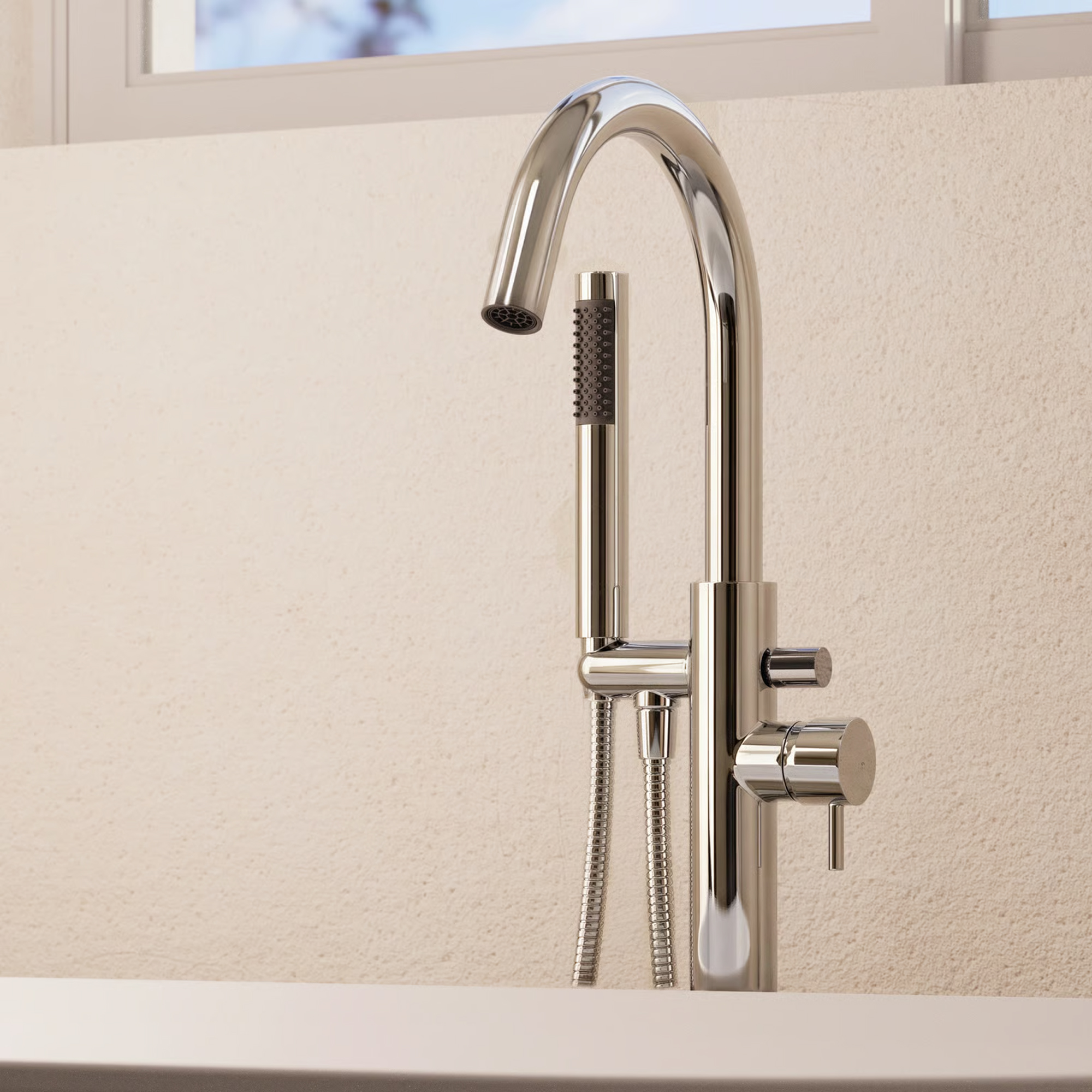 Crosswater MPRO Floorstanding Bath and Shower Mixer Tap