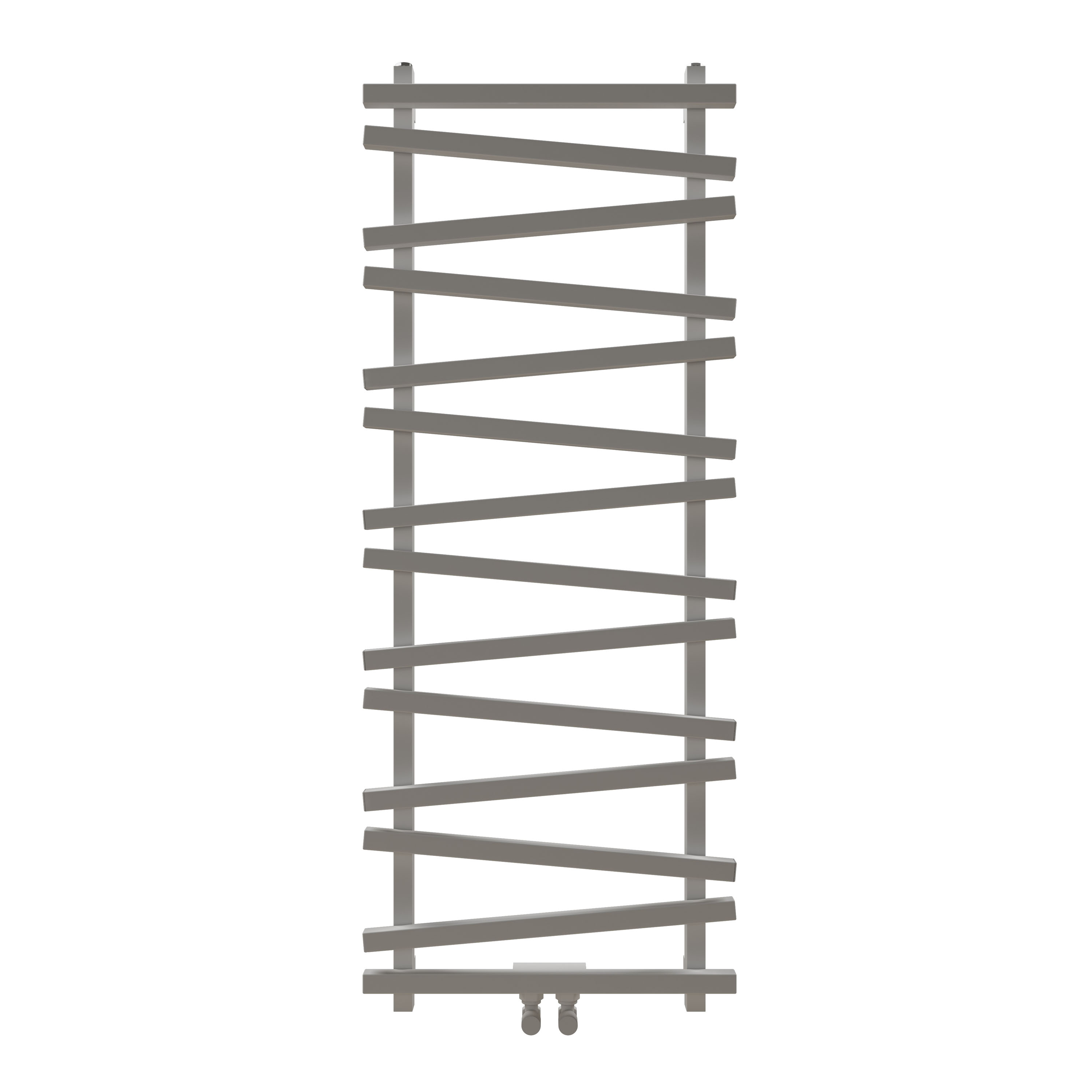 Carisa Vivek Angled Designer Aluminium Heated Towel Rail