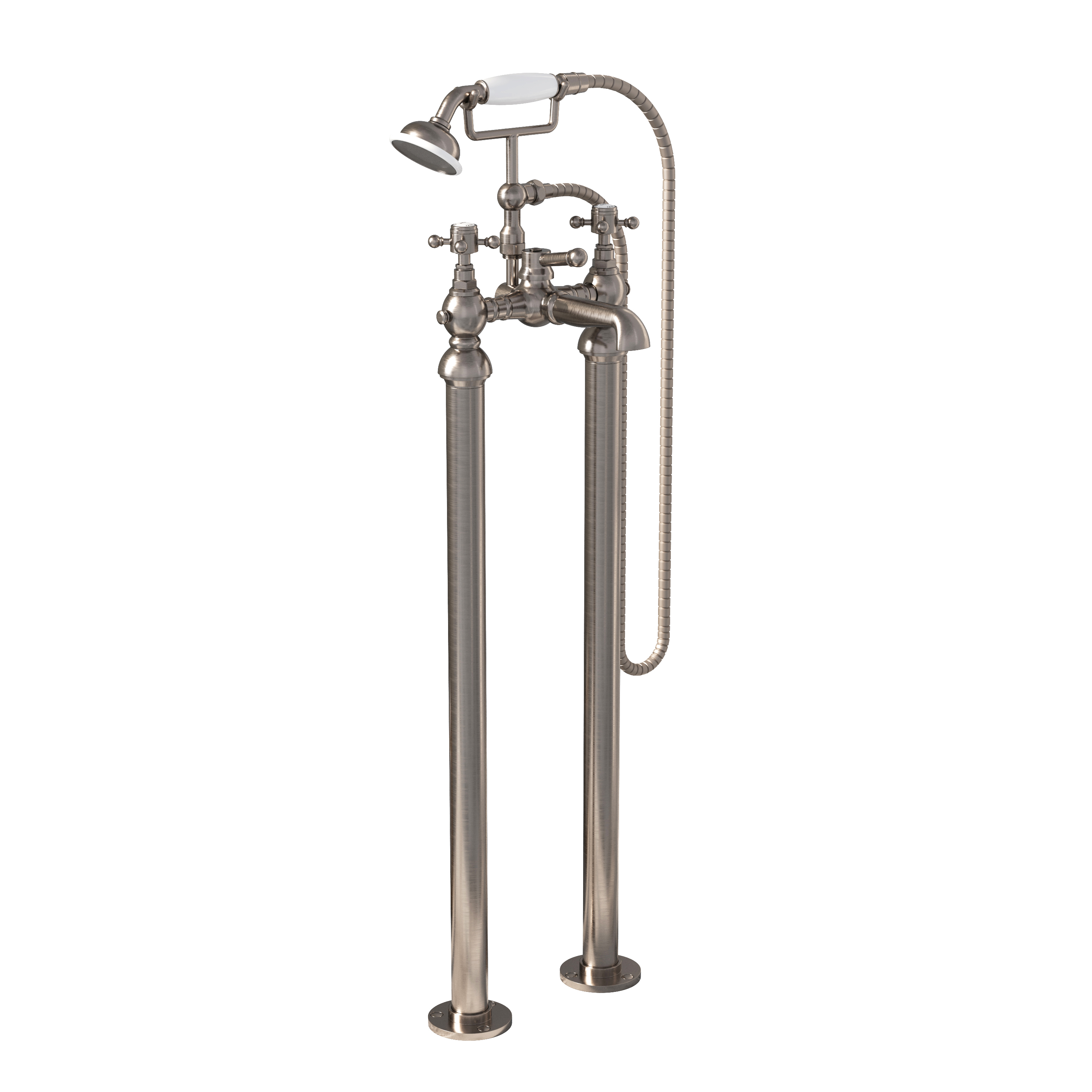 Butler & Rose Eliza Crosshead Freestanding Bath Shower Mixer Tap