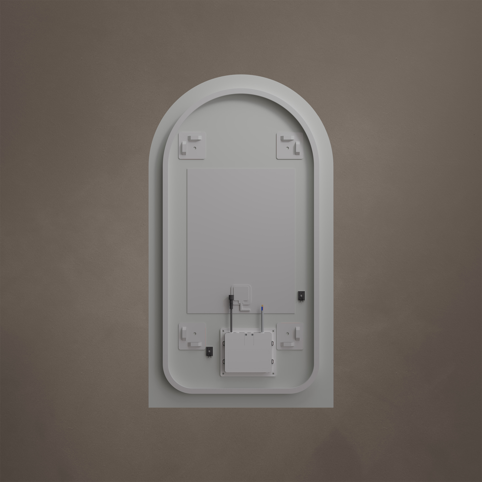 Origins Living Claris Arched LED Illuminated Mirror with Demister Pad & Colour Change Lights