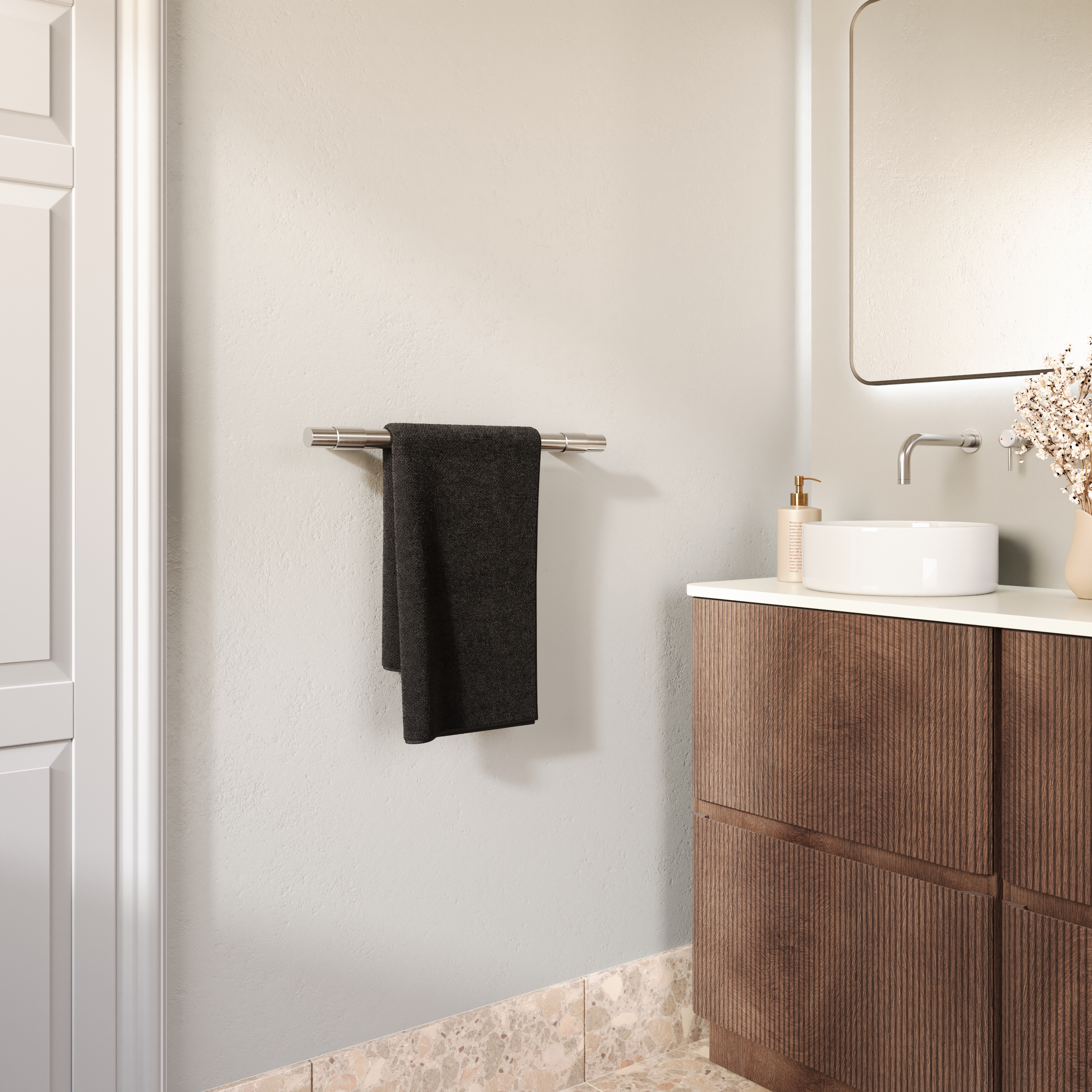 Toasty Silas Electric Heated Towel Bar - 630mm