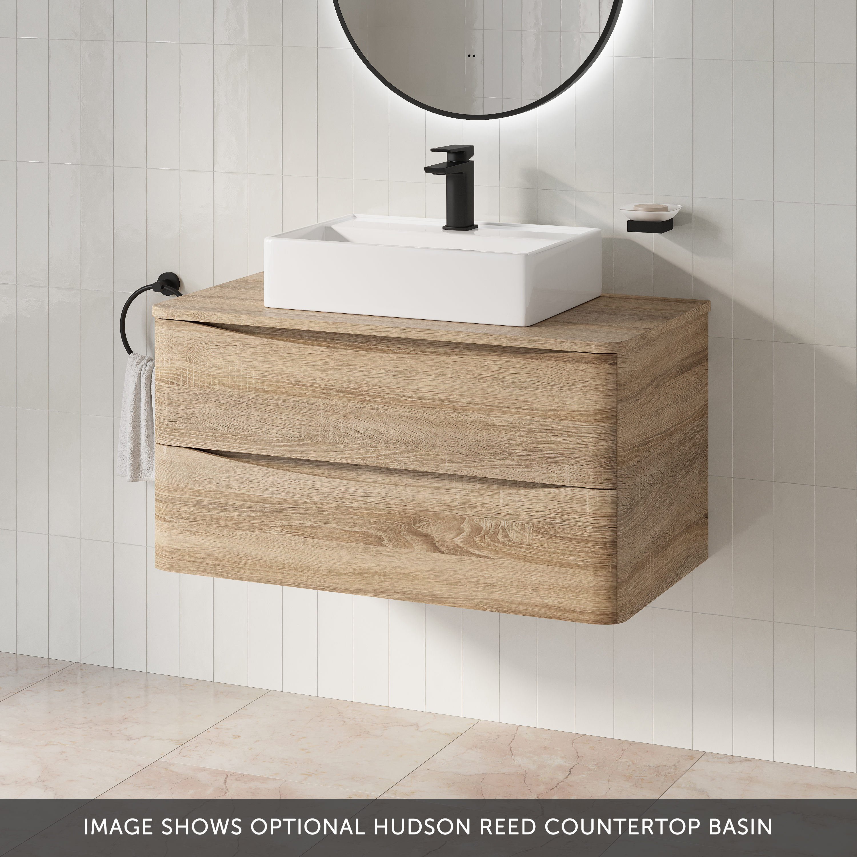 Harbour Origin 900mm Wall Mounted Vanity Unit & Countertop
