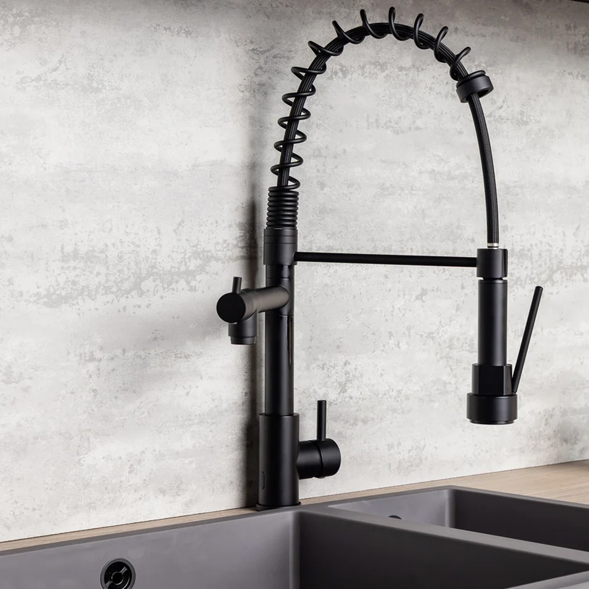 Top-Fix Alto Multiuse Pull Out Mono Kitchen Mixer Tap