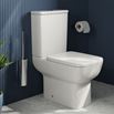 Harbour Icon Rimless Close Coupled Toilet & Wrap Over Soft Close Seat