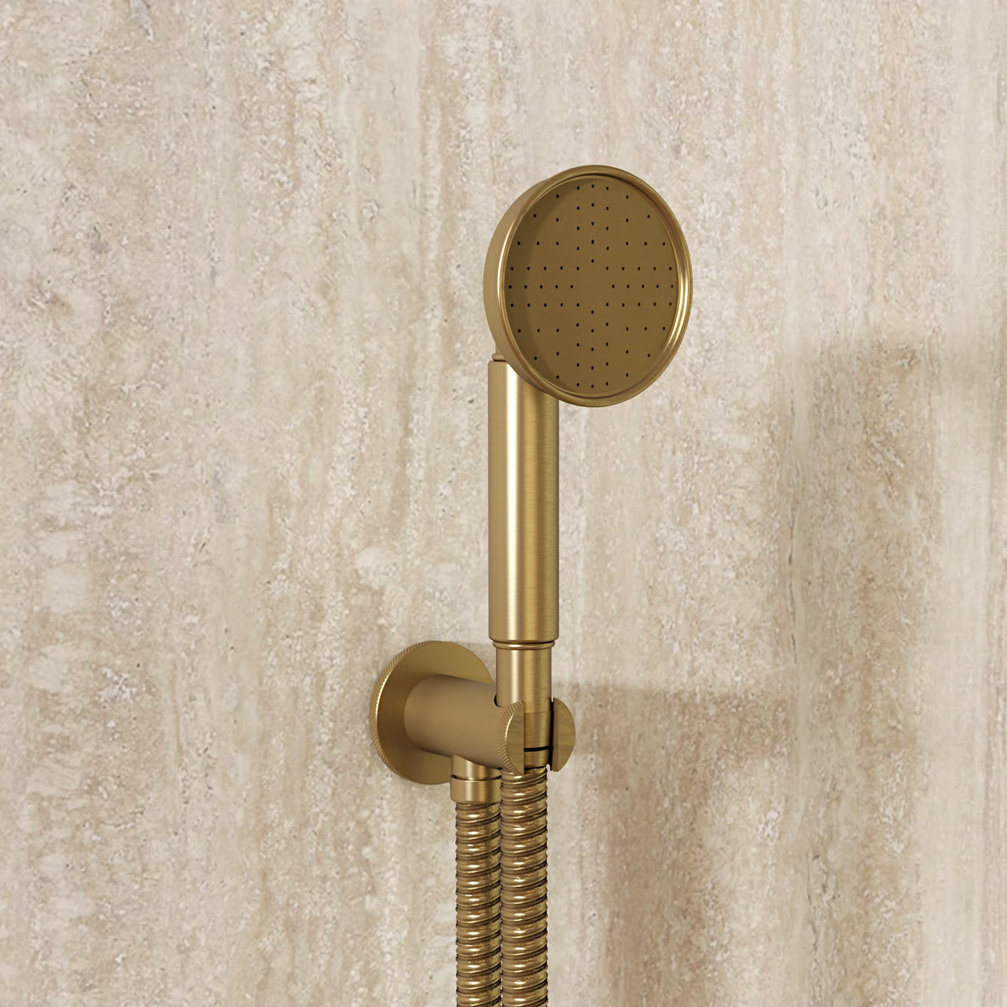 Crosswater MPRO Industrial Wall Outlet, Shower Handset & Hose