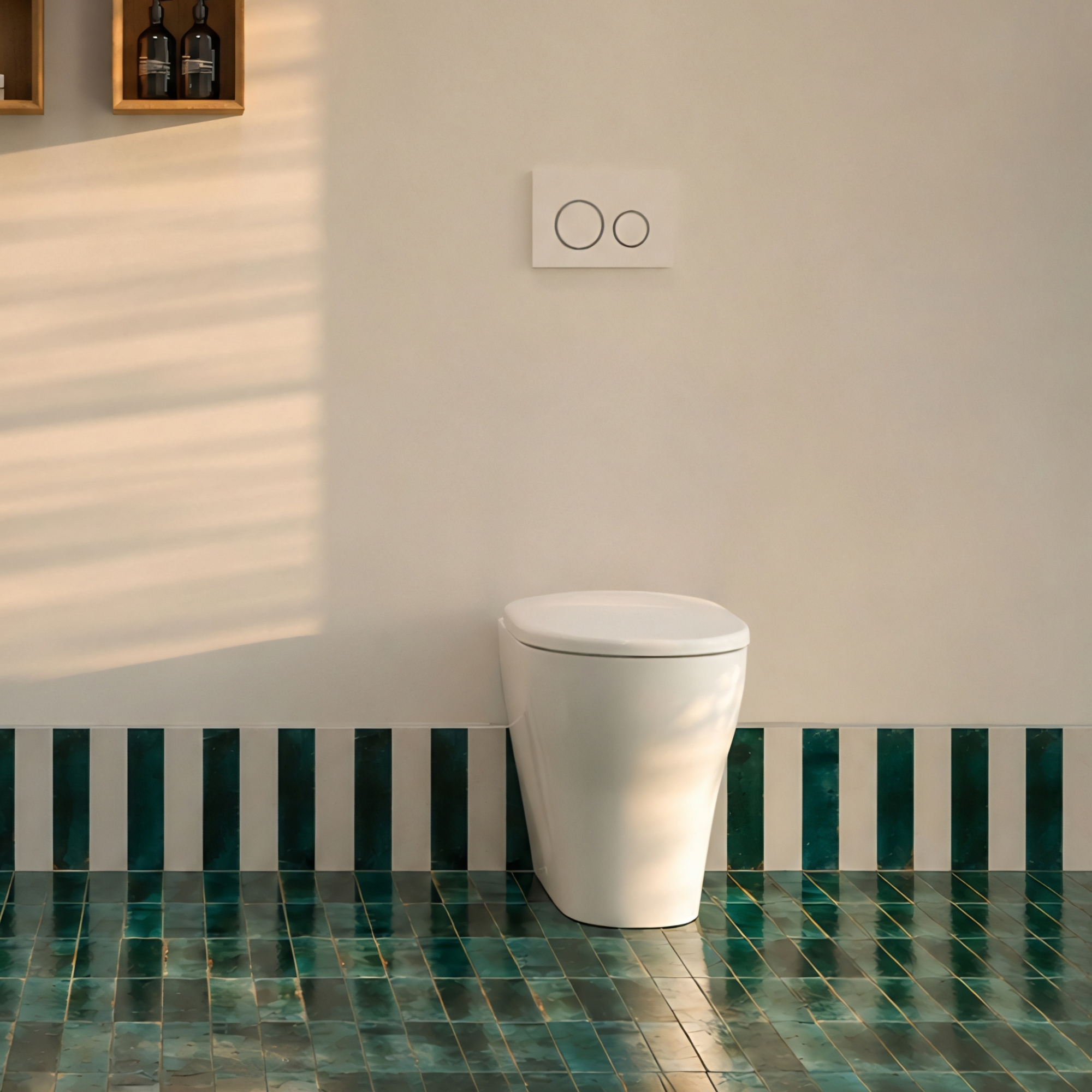 Geberit Selnova Rimless Back to Wall Pan & Soft Close Seat