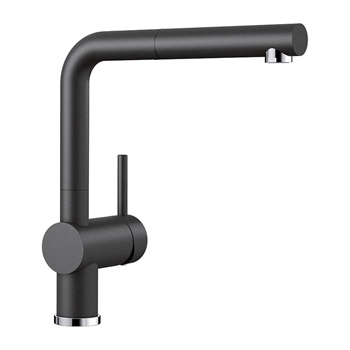 Linus's Blanco Linus-S Vario Single Lever Mono Pull Out Kitchen Mixer Tap with ...