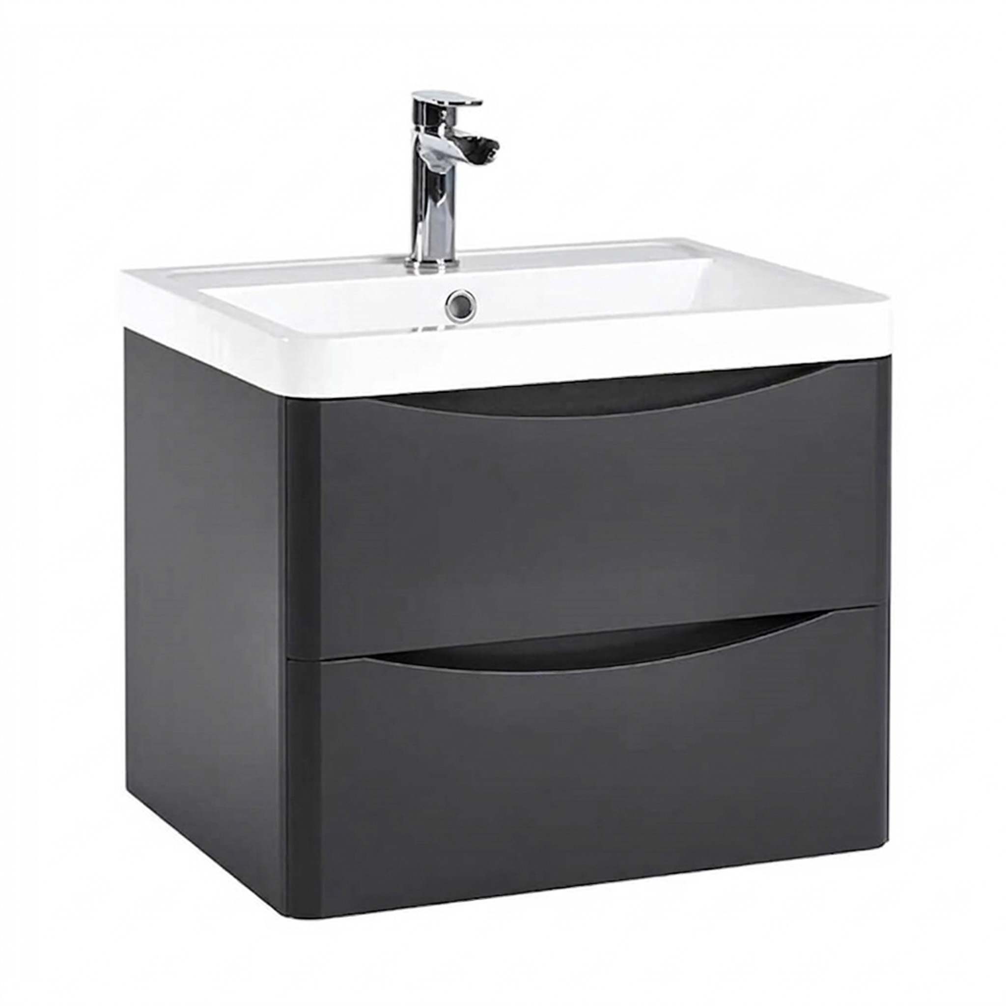 Harbour Clarity 600mm Wall Mounted Vanity Unit & Basin