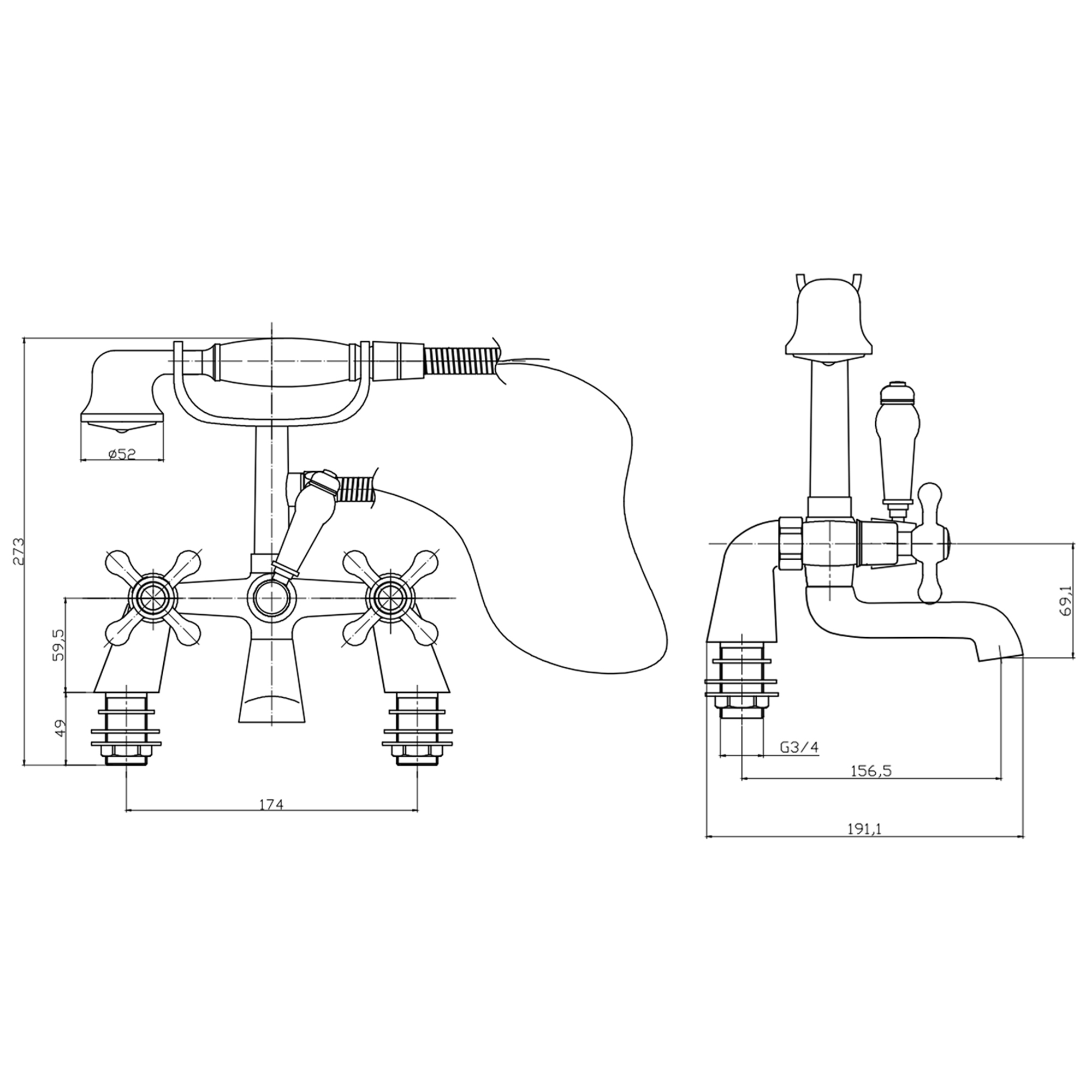 Butler & Rose Winston Complete Bathroom Suite