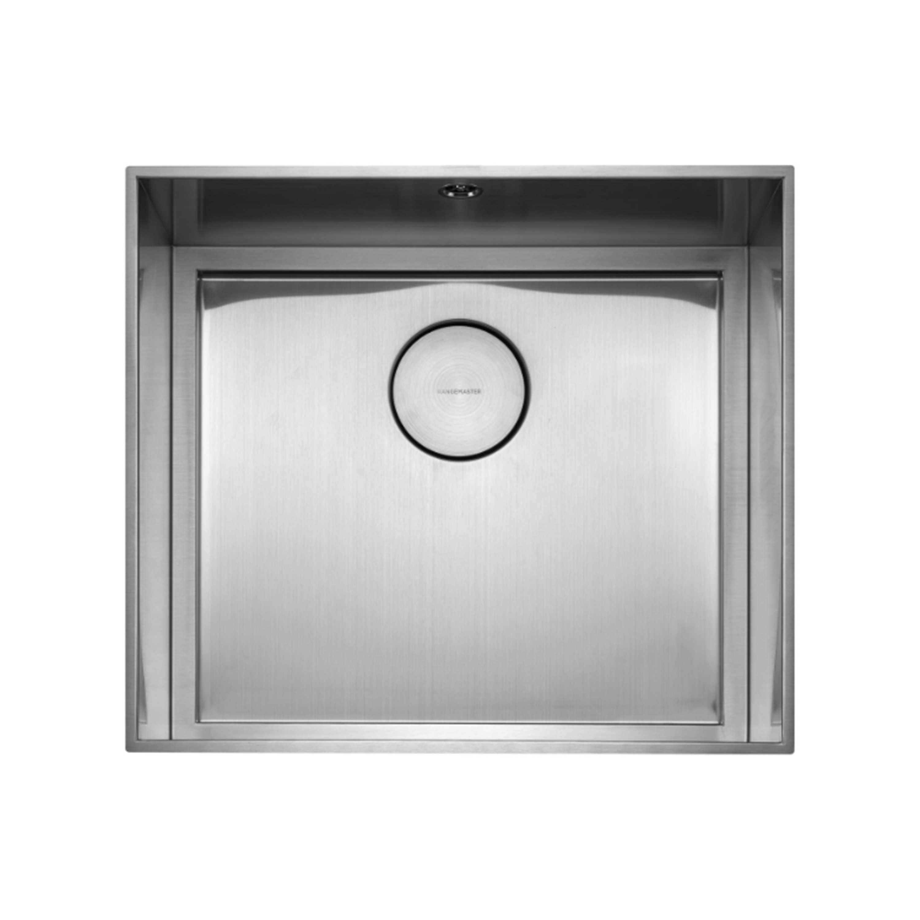 Rangemaster Baseline 1 Bowl Undermount Polished Stainless Steel Sink & Waste - 520 x 460mm